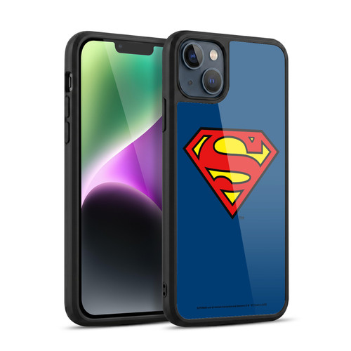 Superman DC Comics Logos Classic Gel Armour Case For Apple iPhone 14 Plus