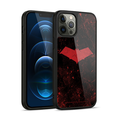 Batman DC Comics Red Hood Logo Grunge Gel Armour Case For Apple iPhone 12 Pro Max