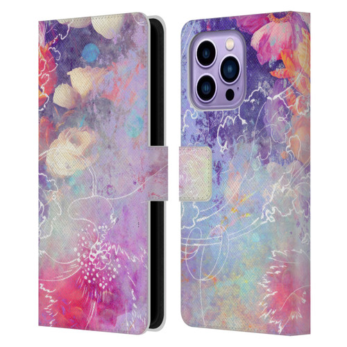 Aimee Stewart Assorted Designs Lily Leather Book Wallet Case Cover For Apple iPhone 14 Pro Max