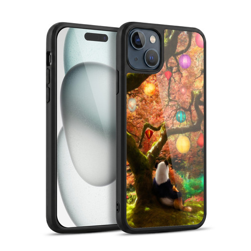 Aimee Stewart Fantasy Panda & Fox Gel Armour Case For Apple iPhone 15 Plus