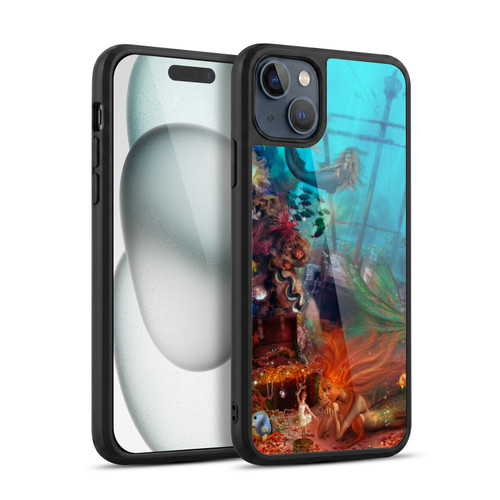 Aimee Stewart Fantasy Mermaid Treasure Gel Armour Case For Apple iPhone 15 Plus