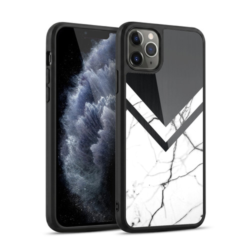 Alyn Spiller Marble Half Cut Gel Armour Case For Apple iPhone 11 Pro Max