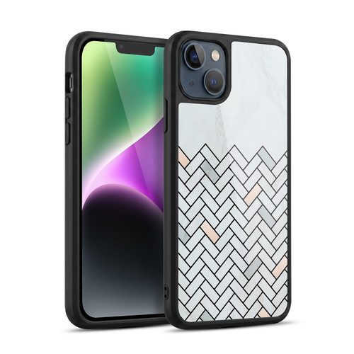 Alyn Spiller Marble Tile Gel Armour Case For Apple iPhone 14 Plus