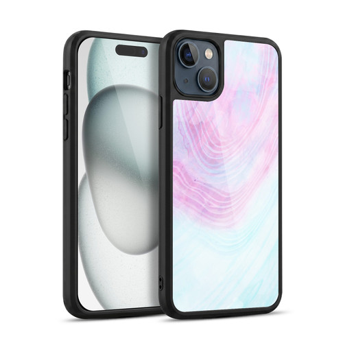 Alyn Spiller Marble Pastel Gel Armour Case For Apple iPhone 15 Plus