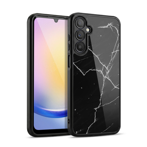 Alyn Spiller Marble Black Gel Armour Case For Samsung Galaxy A25 5G