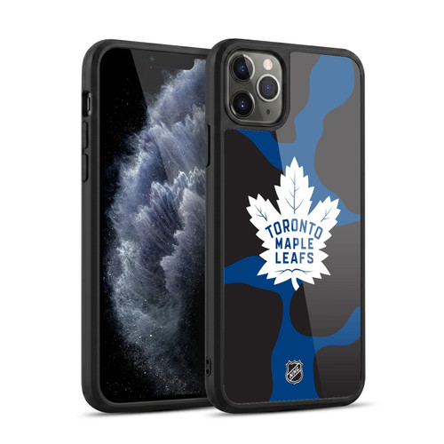NHL Toronto Maple Leafs Cow Pattern Gel Armour Case For Apple iPhone 11 Pro Max