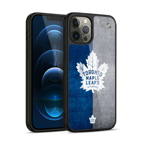 NHL Toronto Maple Leafs Half Distressed Gel Armour Case For Apple iPhone 12 Pro Max
