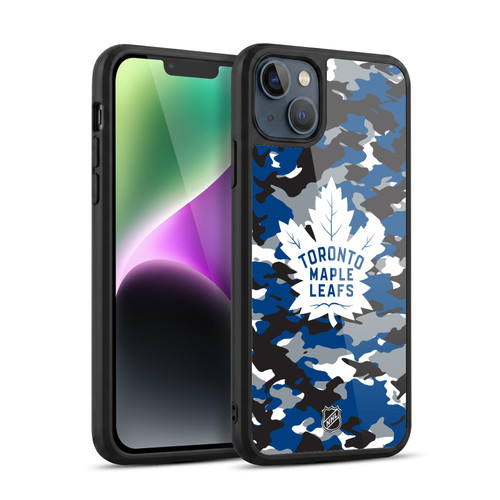NHL Toronto Maple Leafs Camouflage Gel Armour Case For Apple iPhone 14 Plus