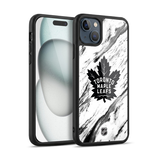 NHL Toronto Maple Leafs Marble Gel Armour Case For Apple iPhone 15 Plus