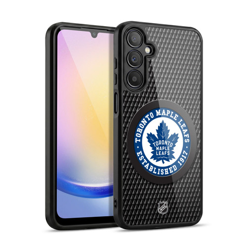 NHL Toronto Maple Leafs Puck Texture Gel Armour Case For Samsung Galaxy A25 5G