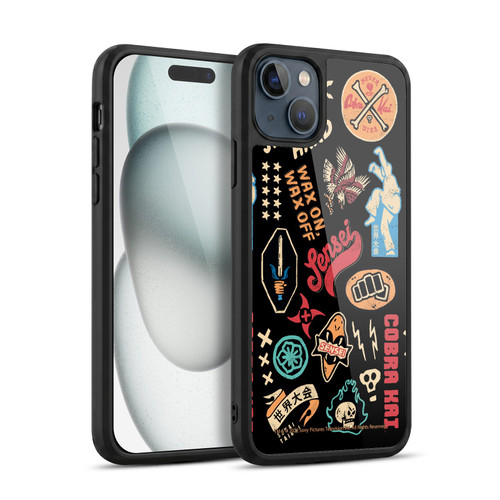 Cobra Kai Season 5 Key Art Icons Pattern Gel Armour Case For Apple iPhone 15 Plus