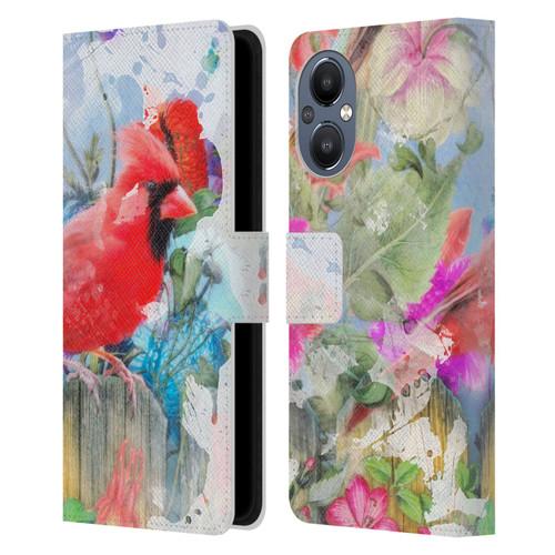 Aimee Stewart Assorted Designs Birds And Bloom Leather Book Wallet Case Cover For OnePlus Nord N20 5G