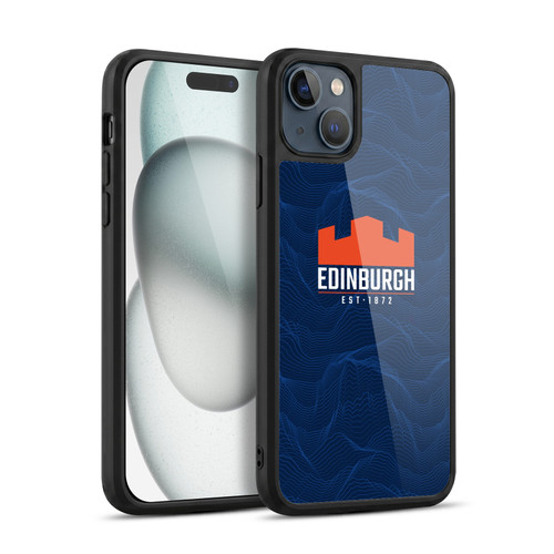 Edinburgh Rugby 2024/25 Crest Kit Home Gel Armour Case For Apple iPhone 15 Plus