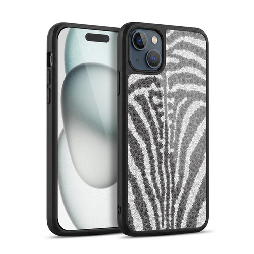 Head Case Designs Floral Camo Print Zebra Gel Armour Case For Apple iPhone 15 Plus