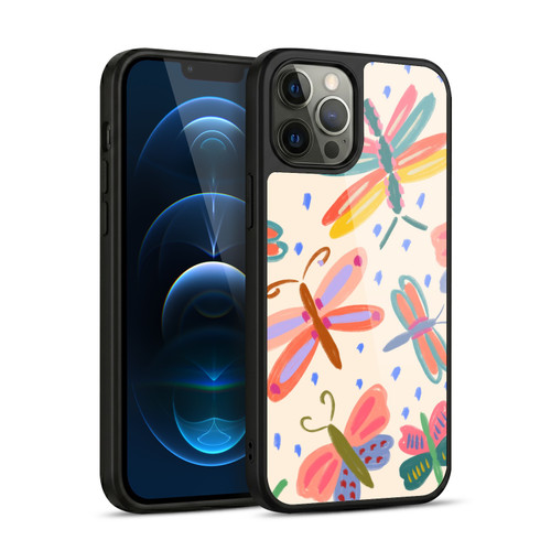 Gabriela Thomeu Art Happy And Colorful Butterlies Gel Armour Case For Apple iPhone 12 Pro Max