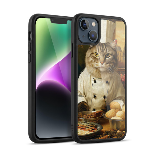Michael David Ward Humor & Botanicals Cat Chef Gel Armour Case For Apple iPhone 14 Plus