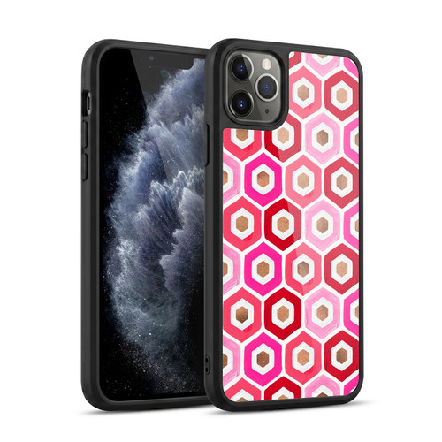 Cat Coquillette Patterns 6 Honeycomb Pink Gel Armour Case For Apple iPhone 11 Pro Max