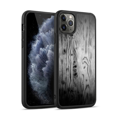 PLdesign Wood Prints Rustic Vintage Gray Burnt Gel Armour Case For Apple iPhone 11 Pro Max