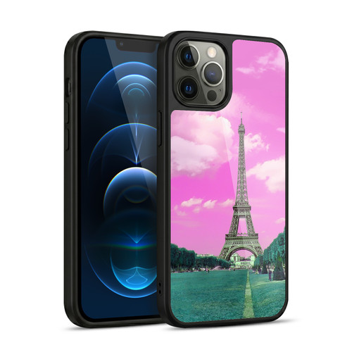 LebensArt Pastels Pink Paris Gel Armour Case For Apple iPhone 12 Pro Max