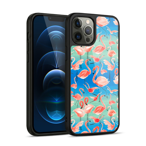 Ninola Patterns Flamingos Gel Armour Case For Apple iPhone 12 Pro Max