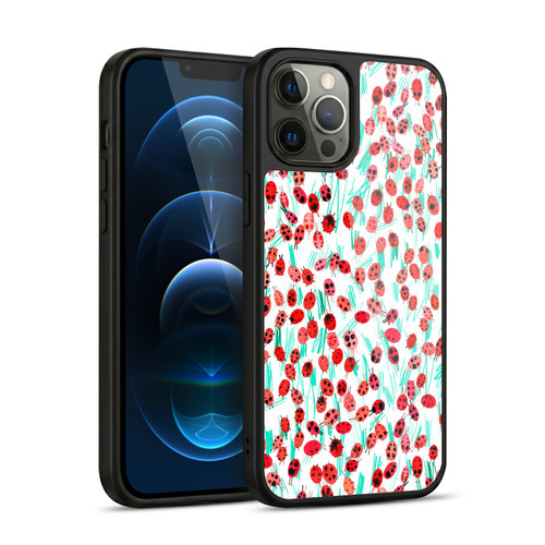 Ninola Patterns Ladybugs On Grass Gel Armour Case For Apple iPhone 12 Pro Max