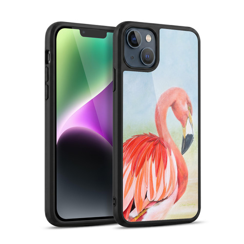 Lisa Sparling Birds And Nature Flamingo Gel Armour Case For Apple iPhone 14 Plus