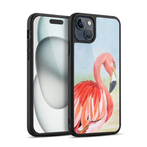 Lisa Sparling Birds And Nature Flamingo Gel Armour Case For Apple iPhone 15 Plus