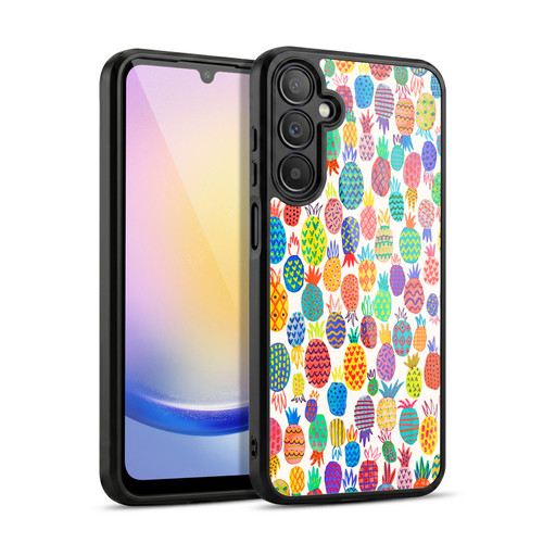 Ninola Patterns Cute Pineapples Gel Armour Case For Samsung Galaxy A25 5G