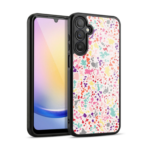 Ninola Patterns Colourful Splatter Drops Gel Armour Case For Samsung Galaxy A25 5G