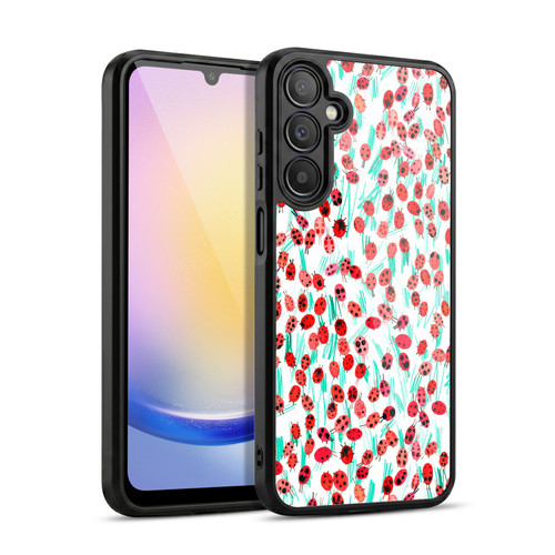 Ninola Patterns Ladybugs On Grass Gel Armour Case For Samsung Galaxy A25 5G