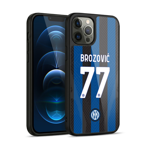 Fc Internazionale Milano 2022/23 Players Home Kit Marcelo Brozovic Gel Armour Case For Apple iPhone 12 Pro Max