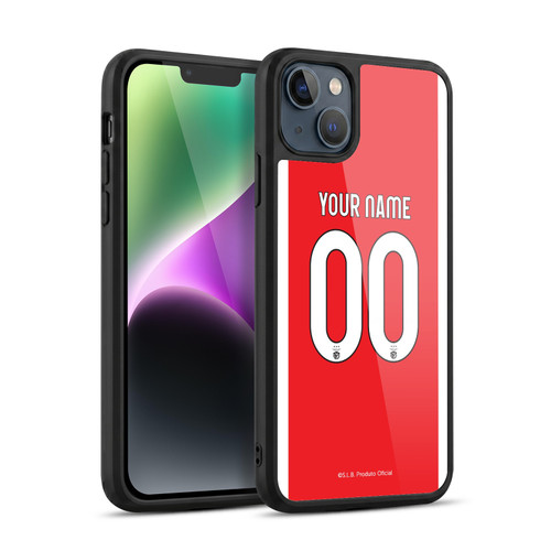 Custom Customised Personalised S.L. Benfica 2021/22 Kit Home Gel Armour Case For Apple iPhone 14 Plus