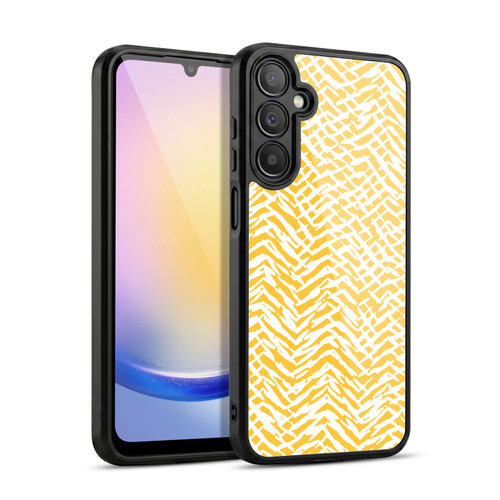 Ninola Patterns 4 Leopard Marks Mustard Gel Armour Case For Samsung Galaxy A25 5G