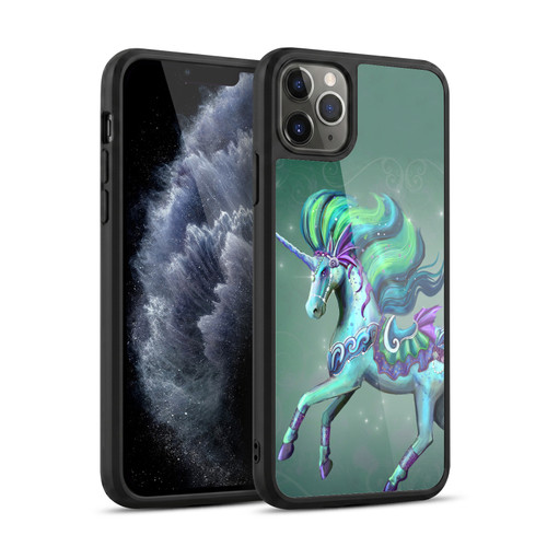 Rose Khan Unicorns Sea Green Gel Armour Case For Apple iPhone 11 Pro Max