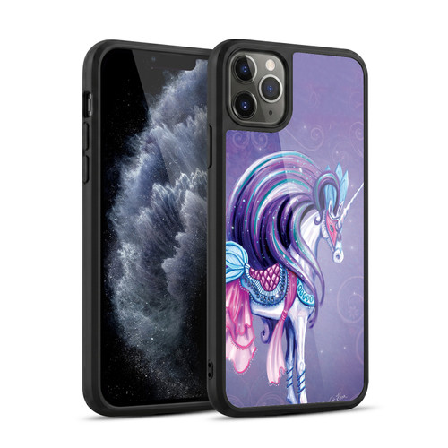 Rose Khan Unicorns White And Purple Gel Armour Case For Apple iPhone 11 Pro Max