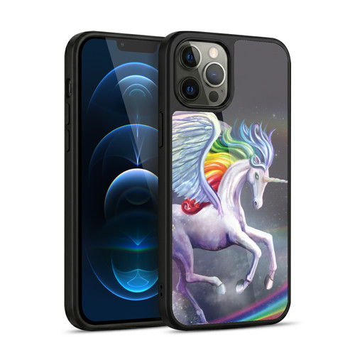 Rose Khan Unicorns Rainbow Dancer Gel Armour Case For Apple iPhone 12 Pro Max