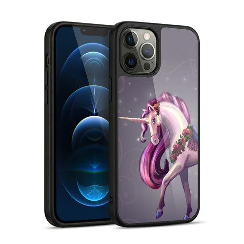 Rose Khan Unicorns Rose Red Gel Armour Case For Apple iPhone 12 Pro Max