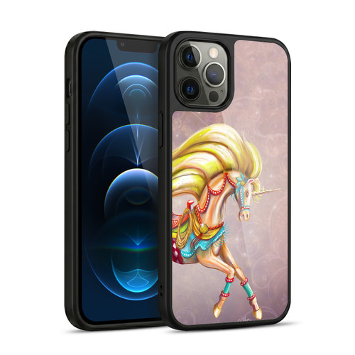 Rose Khan Unicorns Western Palomino Gel Armour Case For Apple iPhone 12 Pro Max