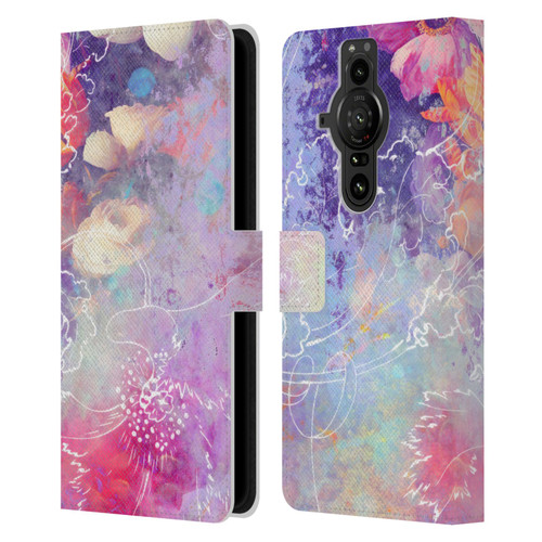 Aimee Stewart Assorted Designs Lily Leather Book Wallet Case Cover For Sony Xperia Pro-I