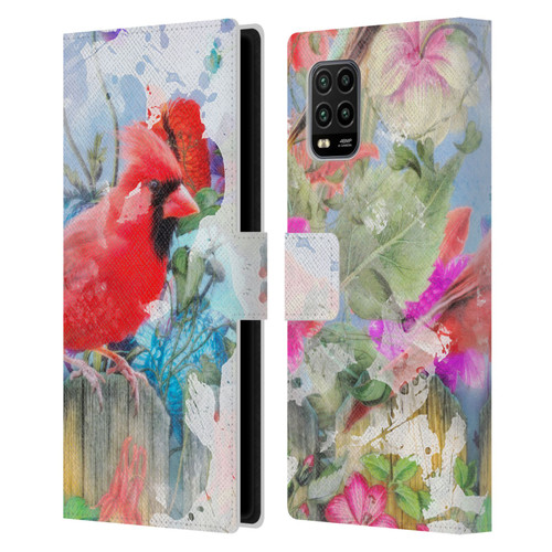 Aimee Stewart Assorted Designs Birds And Bloom Leather Book Wallet Case Cover For Xiaomi Mi 10 Lite 5G