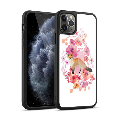 Monika Strigel Animals And Flowers Fox Gel Armour Case For Apple iPhone 11 Pro Max