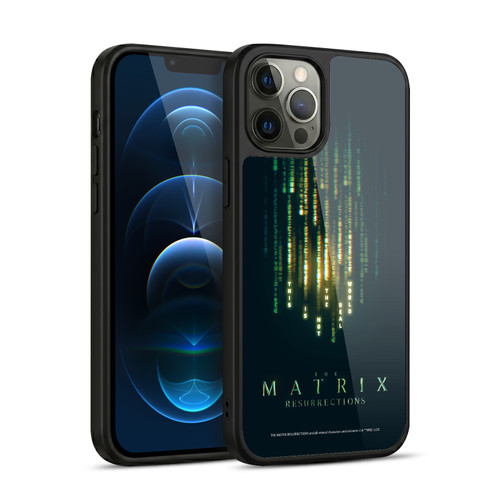 The Matrix Resurrections Key Art This Is Not The Real World Gel Armour Case For Apple iPhone 12 Pro Max