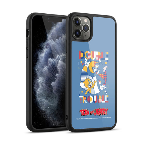 Tom and Jerry Color Blocks Double Trouble Gel Armour Case For Apple iPhone 11 Pro Max