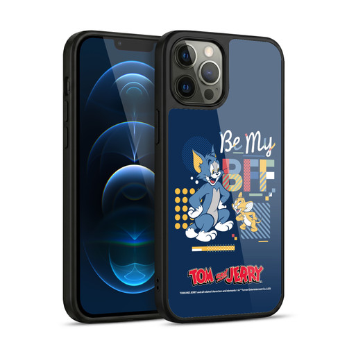 Tom and Jerry Color Blocks Be My Bff Gel Armour Case For Apple iPhone 12 Pro Max