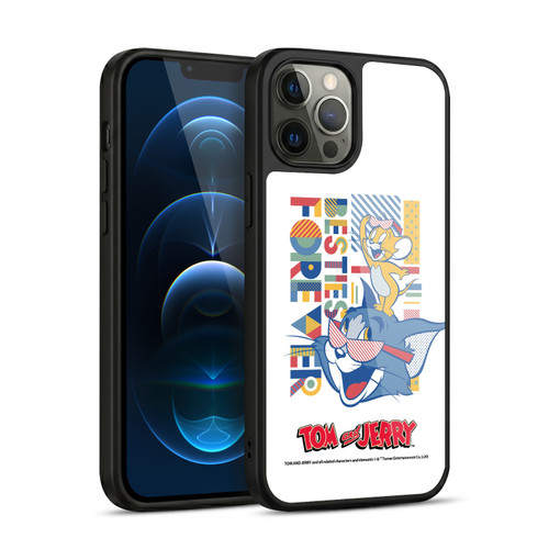 Tom and Jerry Color Blocks Besties Forever Gel Armour Case For Apple iPhone 12 Pro Max