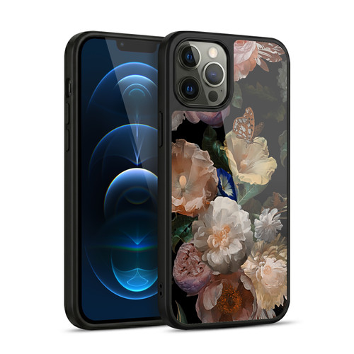UtArt Antique Flowers Botanical Beauty Gel Armour Case For Apple iPhone 12 Pro Max