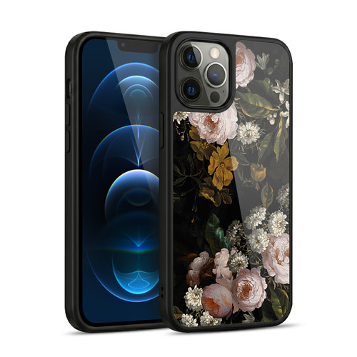 UtArt Antique Flowers Roses And Baby's Breath Gel Armour Case For Apple iPhone 12 Pro Max
