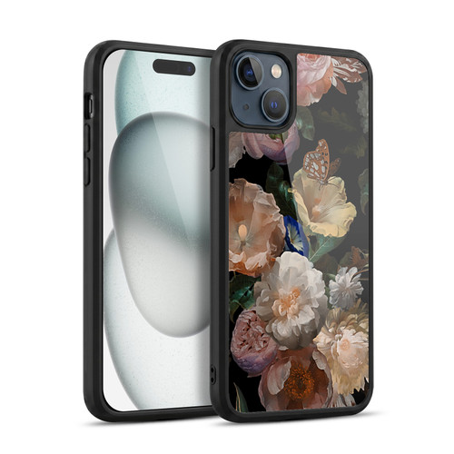 UtArt Antique Flowers Botanical Beauty Gel Armour Case For Apple iPhone 15 Plus