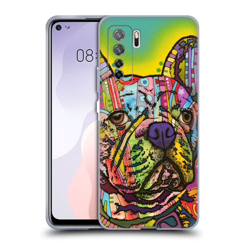 Dean Russo Dogs French Bulldog Soft Gel Case for Huawei Nova 7 SE/P40 Lite 5G