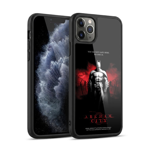 Batman Arkham City Graphics Batman Not Safe Here Gel Armour Case For Apple iPhone 11 Pro Max